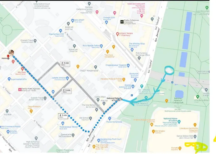 Spacious 1 Bed Flat Near Vitosha Blvd アパート